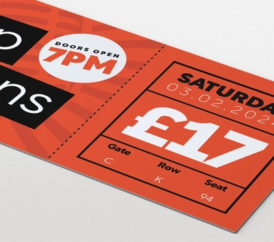  Tickets - Perforated